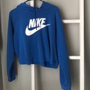 Blue Nike hoodie